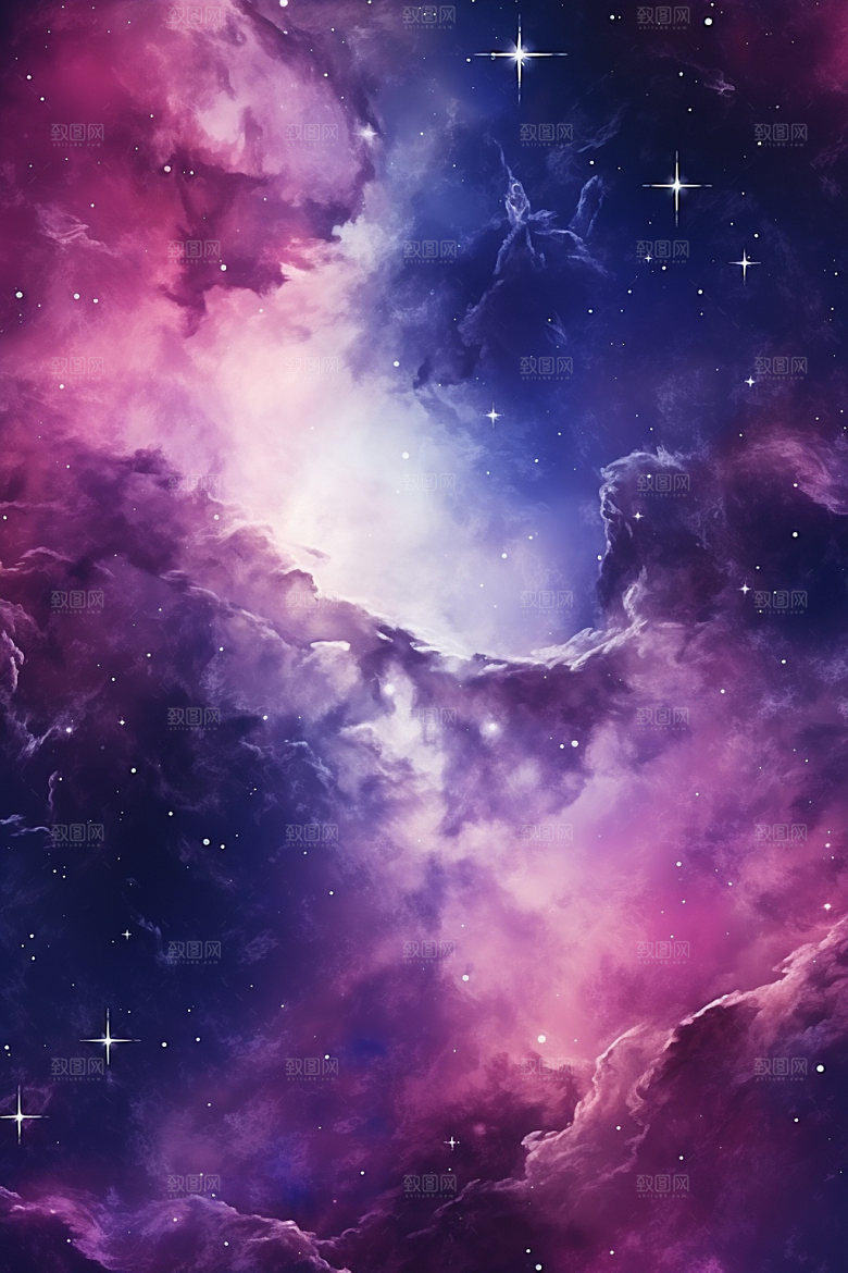 宇宙星空太空灿烂素材