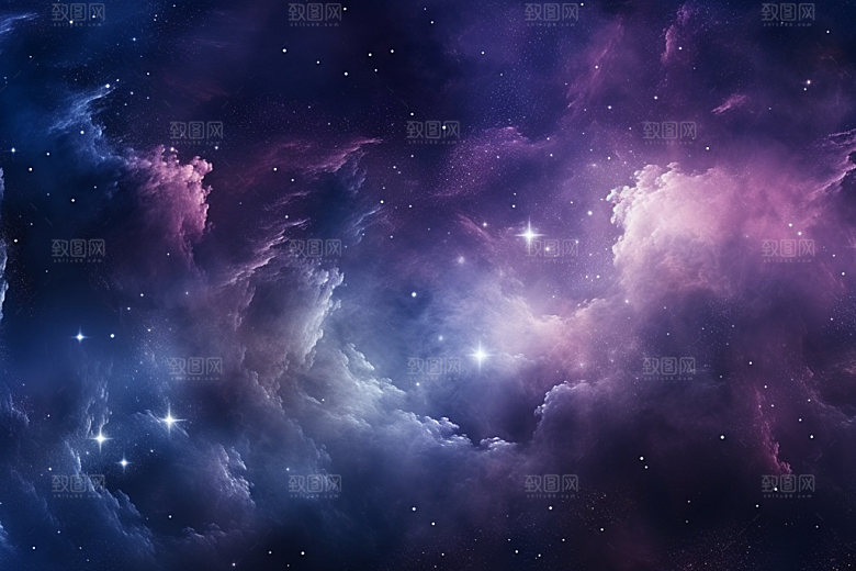 宇宙星空太空唯美素材