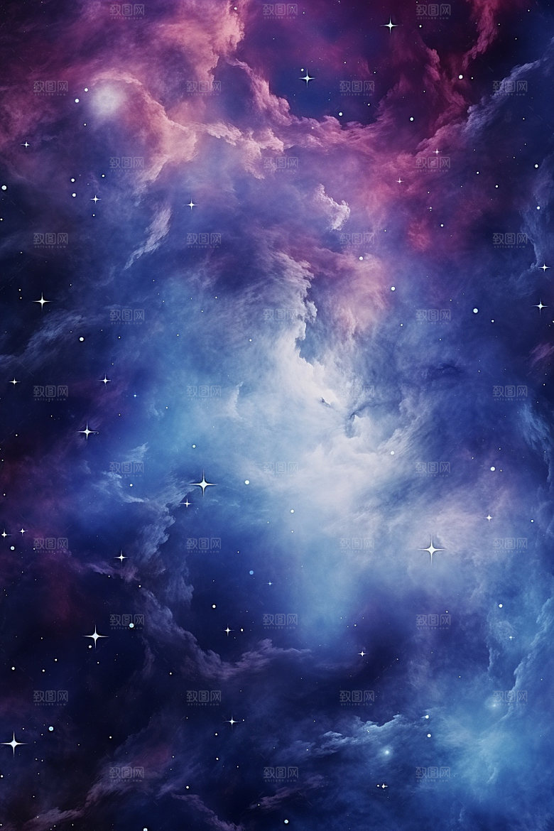 宇宙星空天空唯美素材