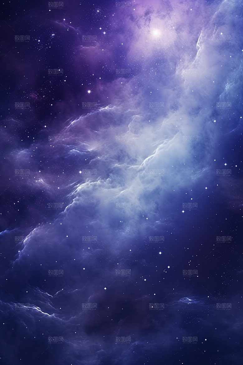 宇宙星空高清夜空素材