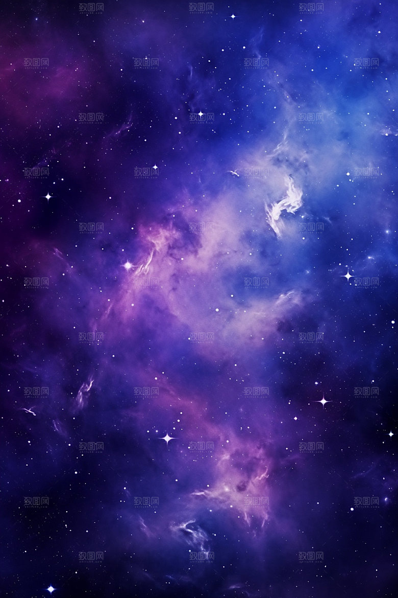 宇宙星空夜空灿烂素材