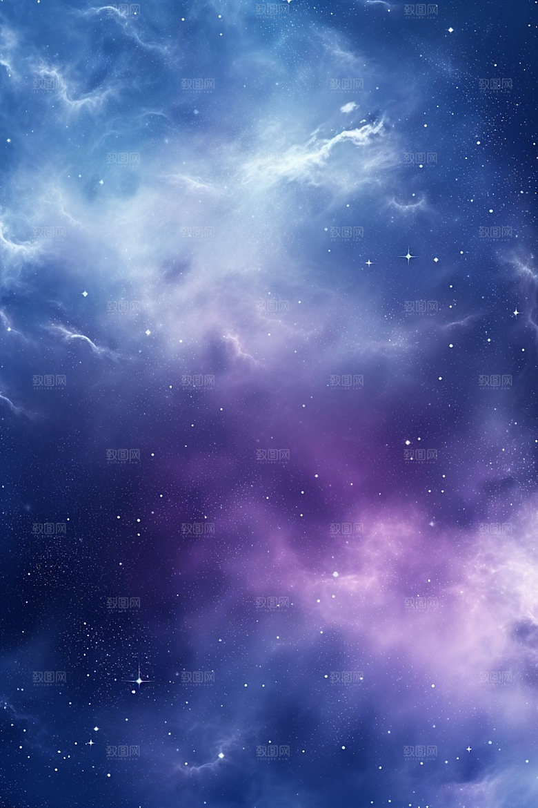 宇宙星空唯美星云素材