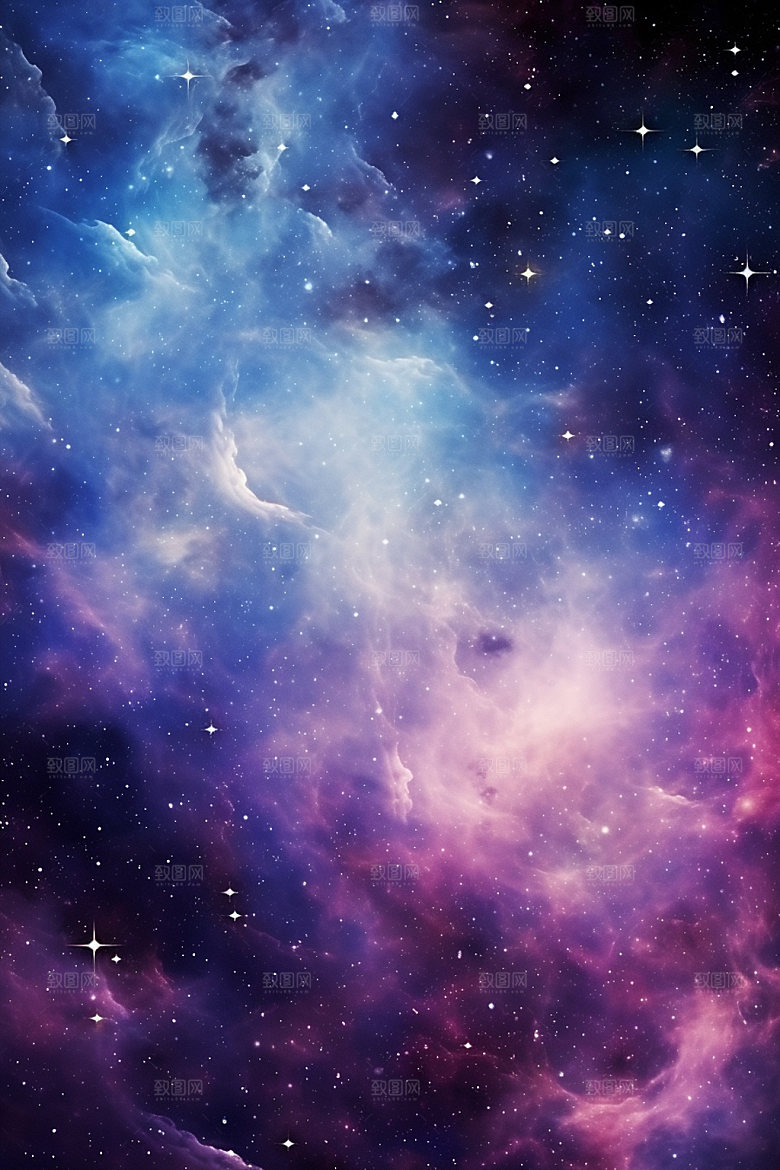 宇宙星空浪漫夜空素材
