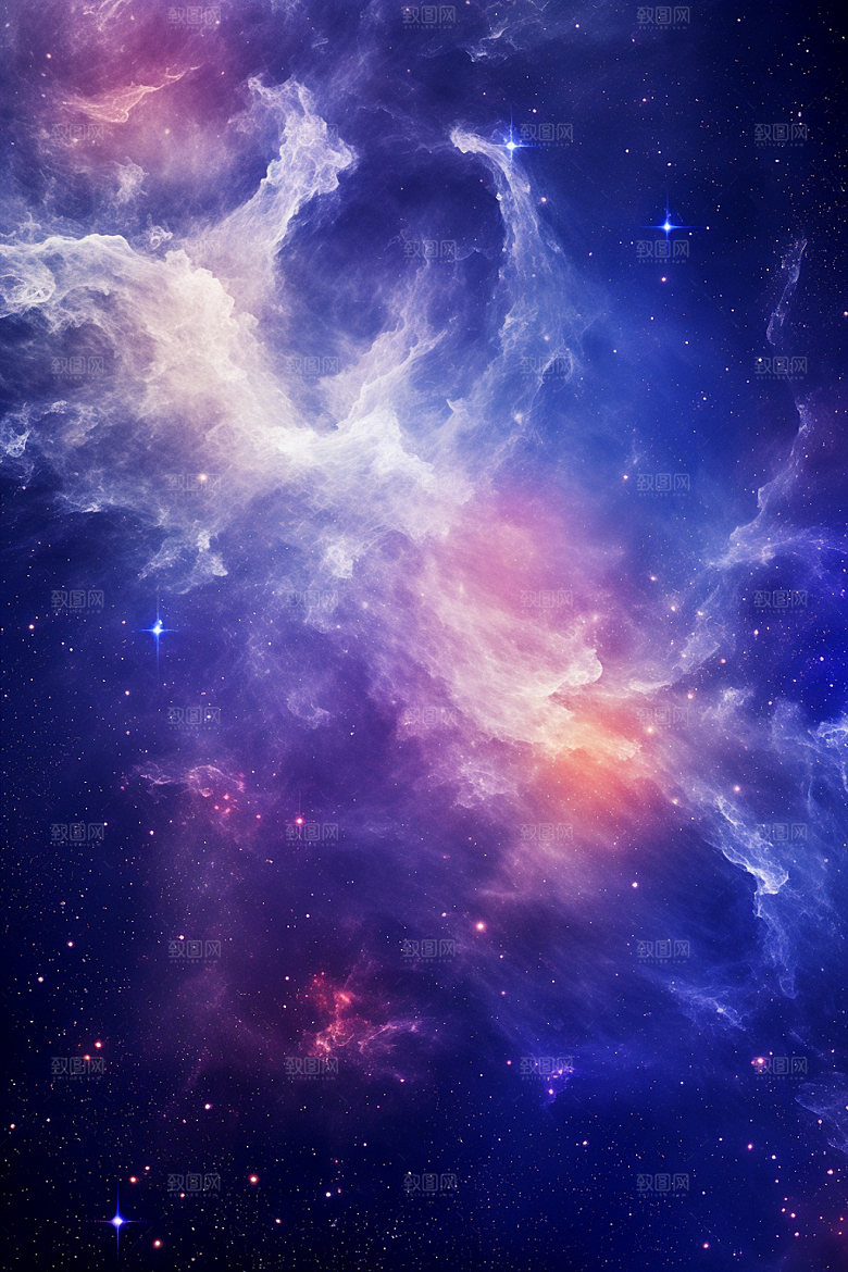 宇宙星空灿烂浪漫素材