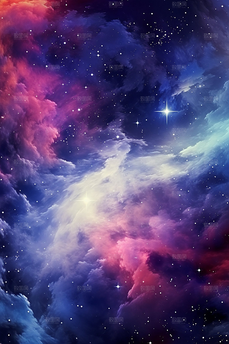 宇宙星空高清天空素材