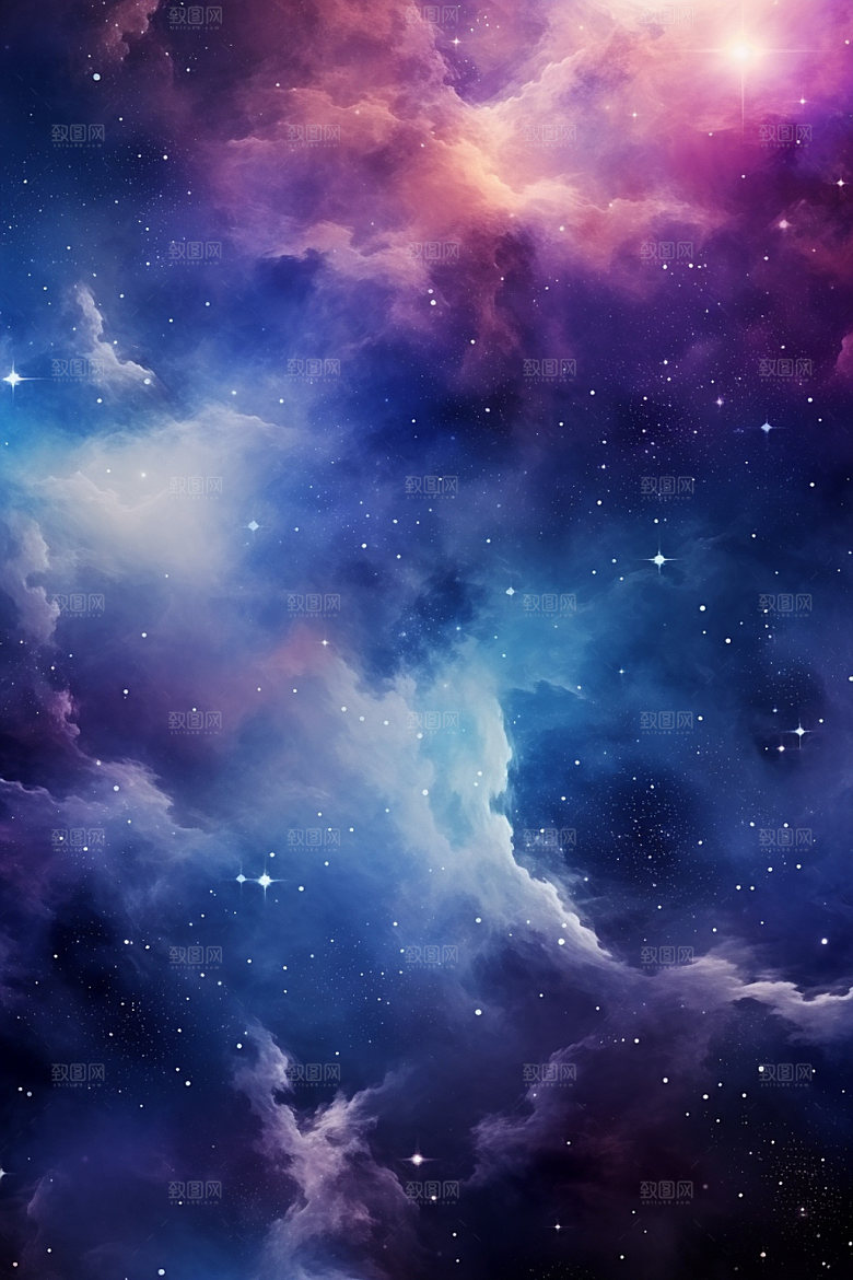 宇宙星空太空浪漫素材