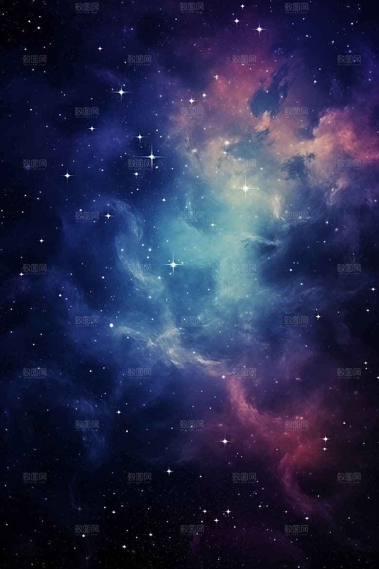 宇宙星空夜空未来素材