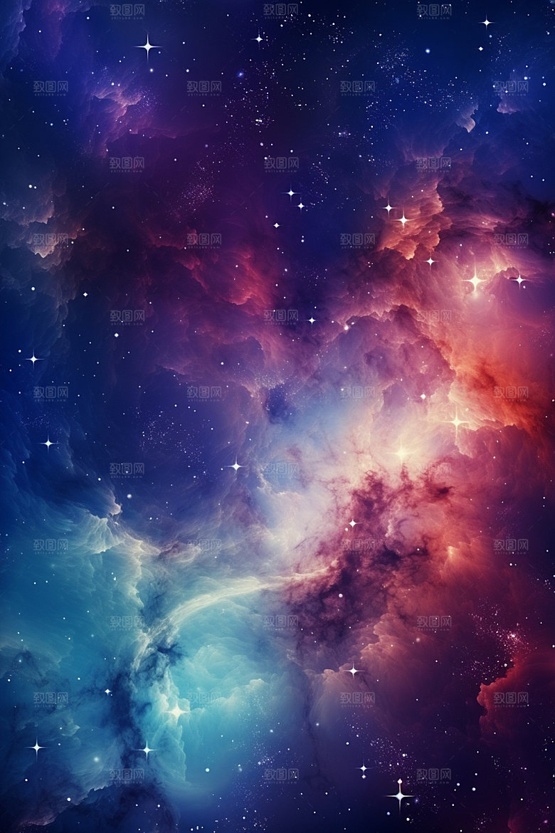 宇宙星空夜空未来素材
