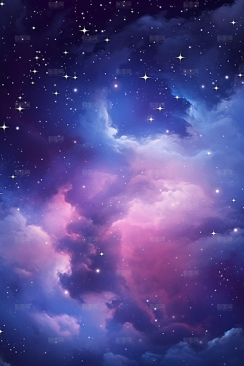 宇宙星空高清灿烂素材