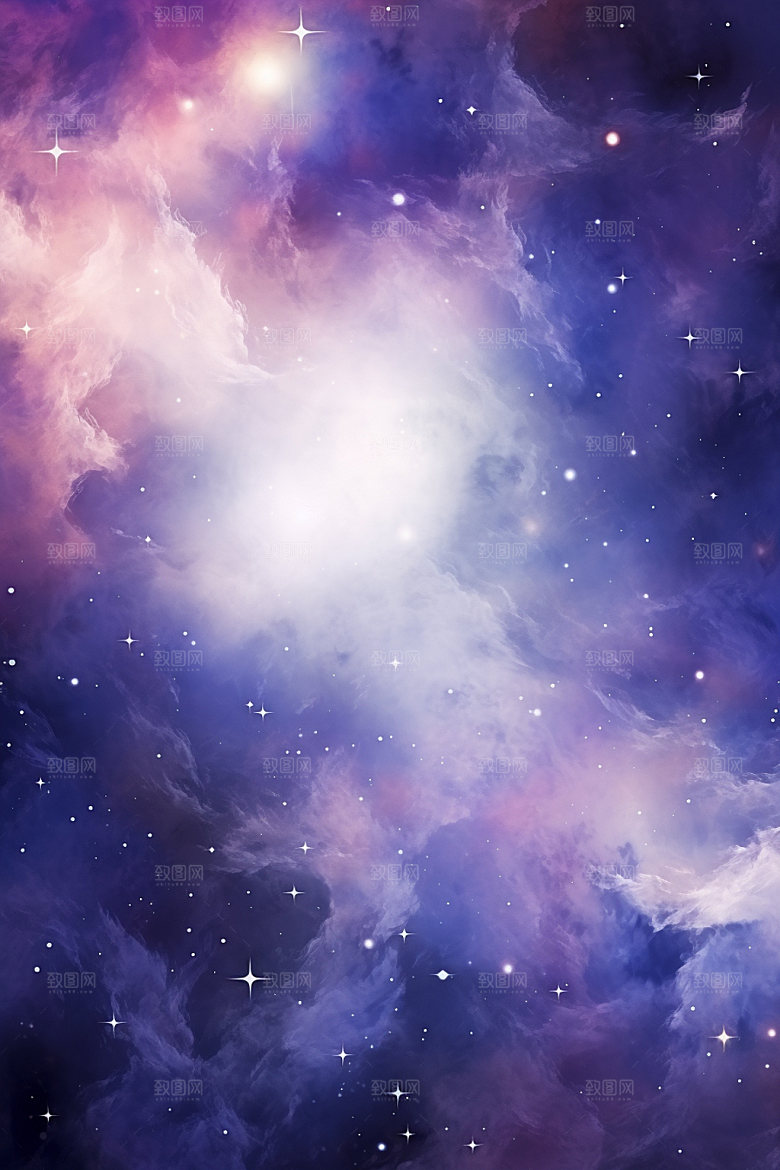 宇宙星空唯美天空素材