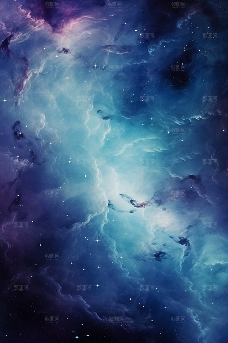 宇宙星空唯美灿烂素材