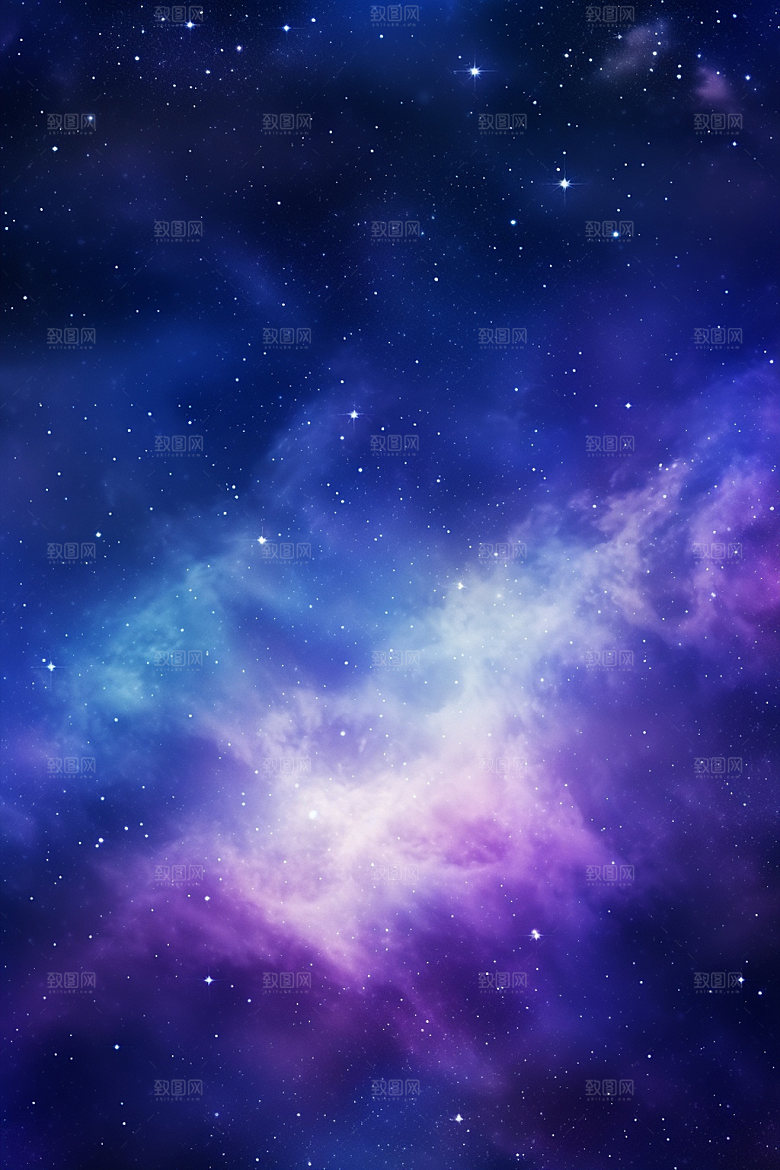 宇宙星空灿烂唯美素材