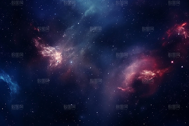 宇宙星空灿烂唯美素材