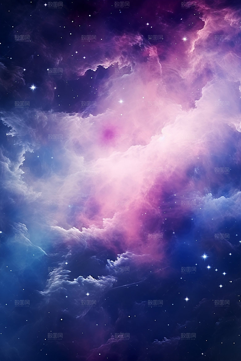 宇宙星空浪漫唯美素材