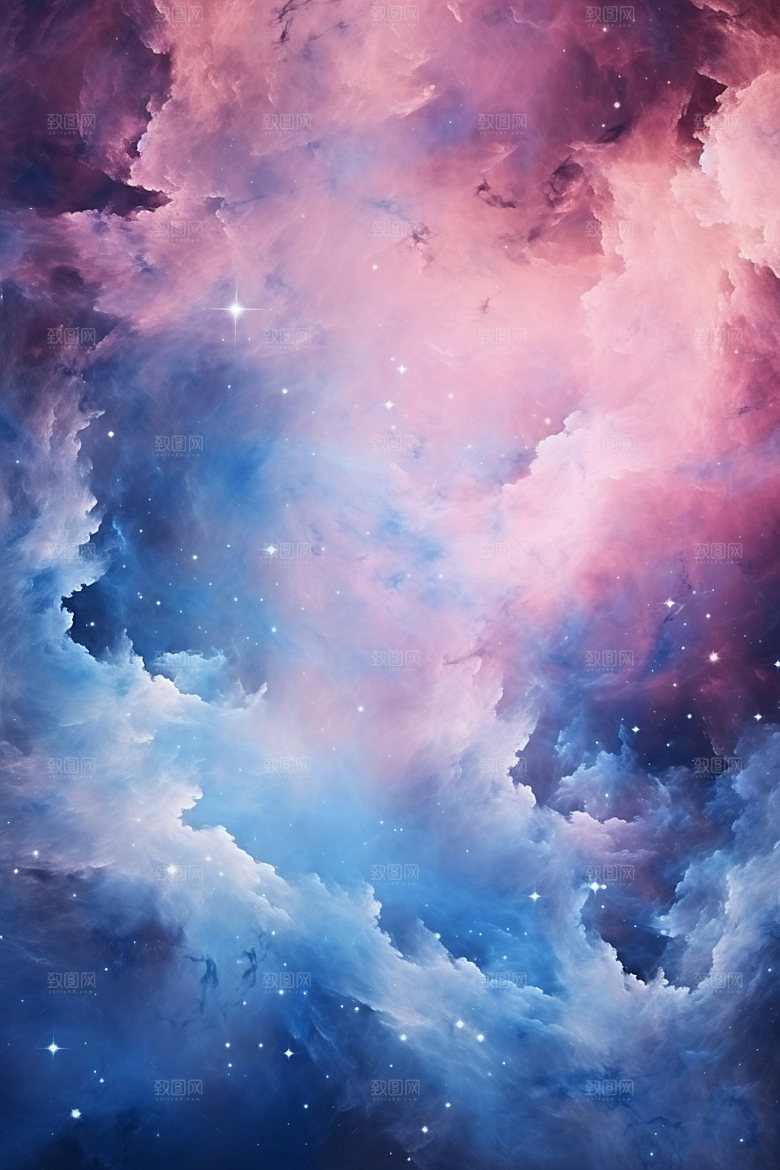 宇宙星空天空灿烂素材
