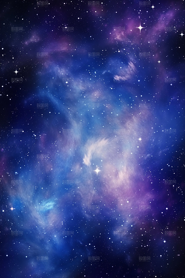 宇宙星空灿烂未来素材