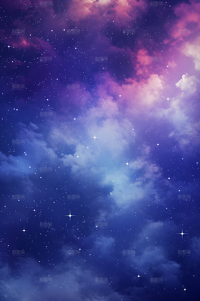 宇宙星空天空唯美素材