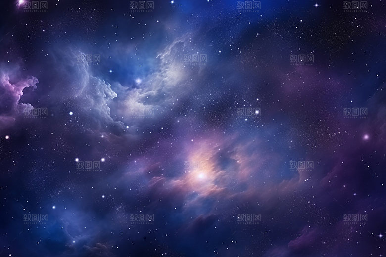 宇宙星空灿烂星云素材