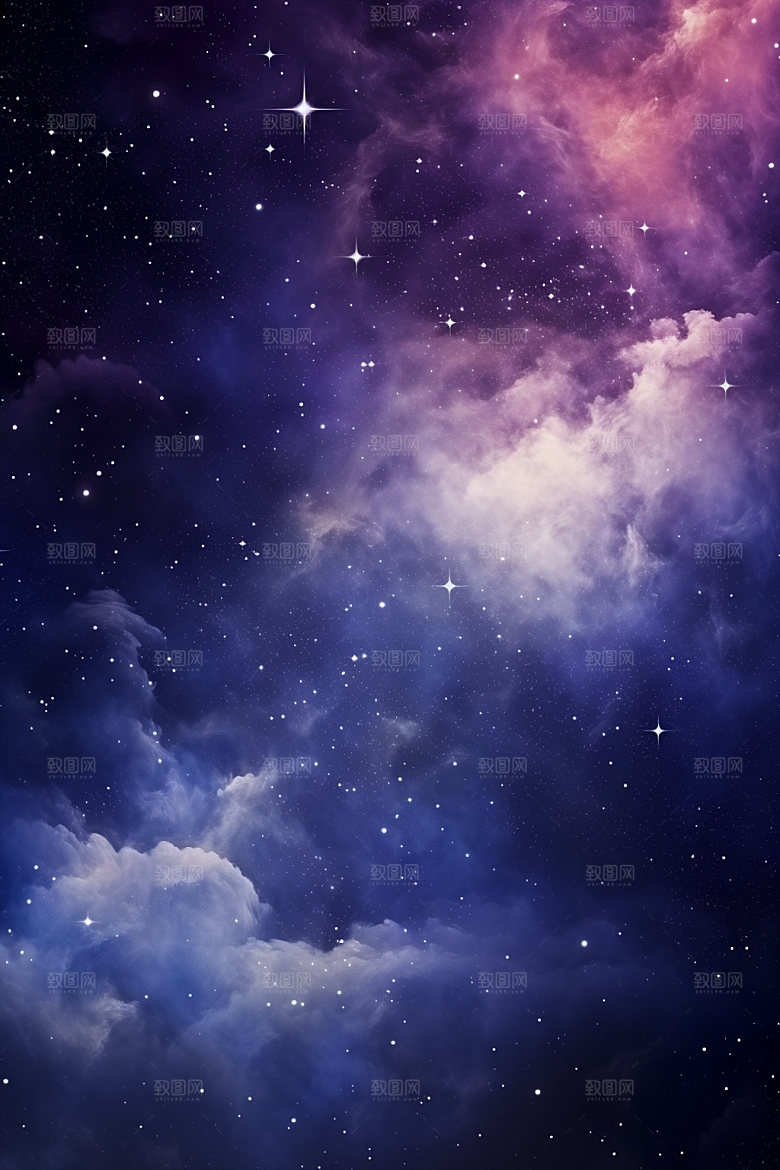 宇宙星空未来唯美素材