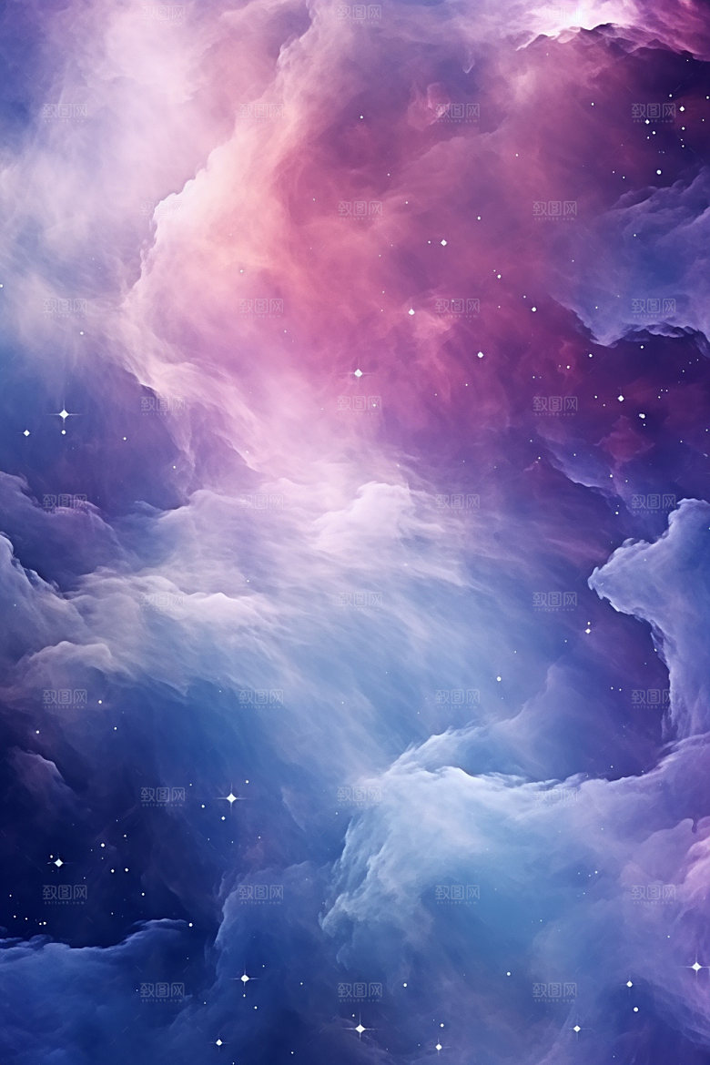 宇宙星空浪漫夜空素材