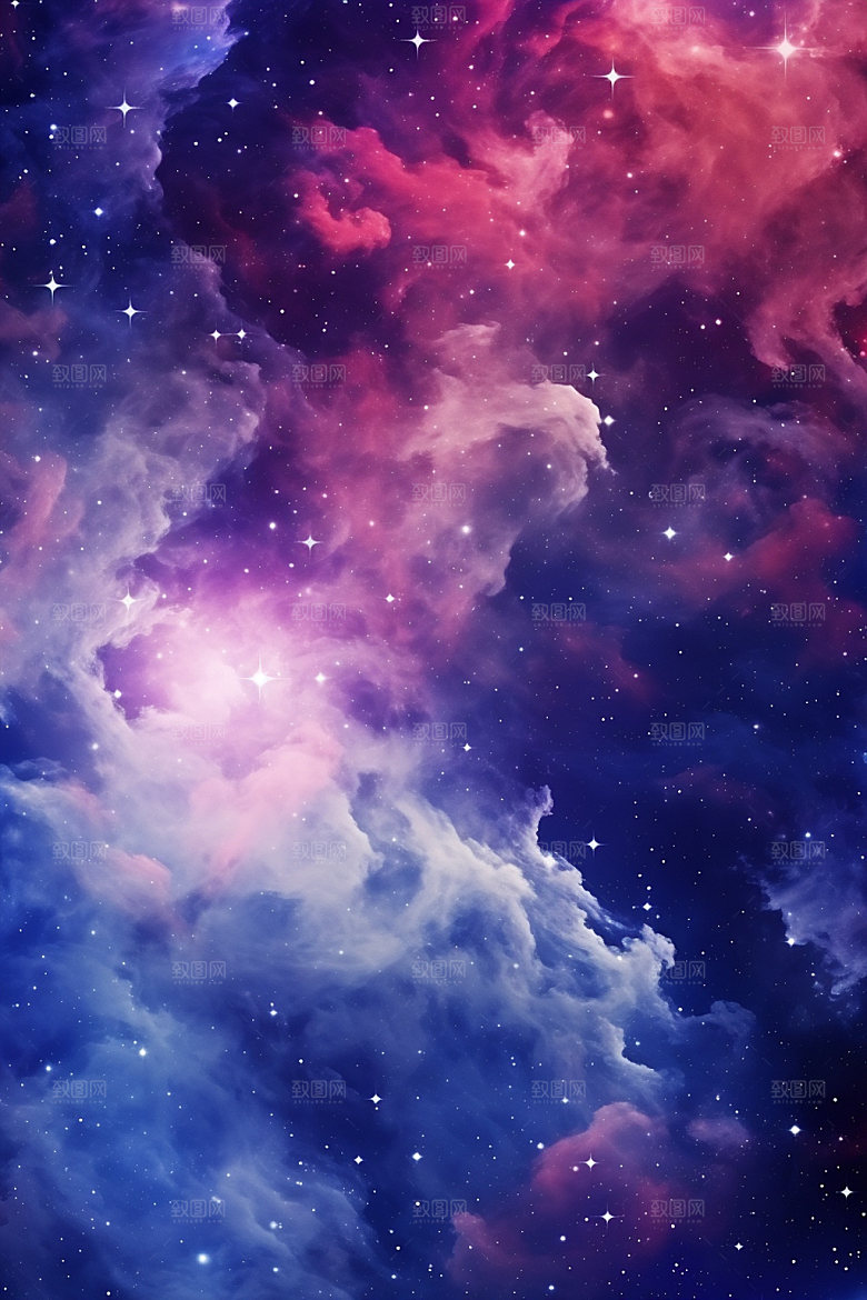宇宙星空浪漫唯美素材