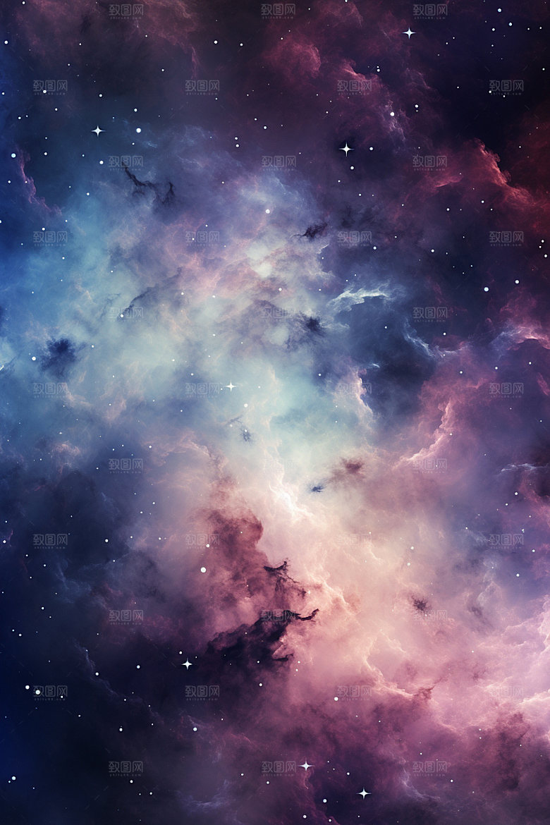 宇宙星空浪漫唯美素材