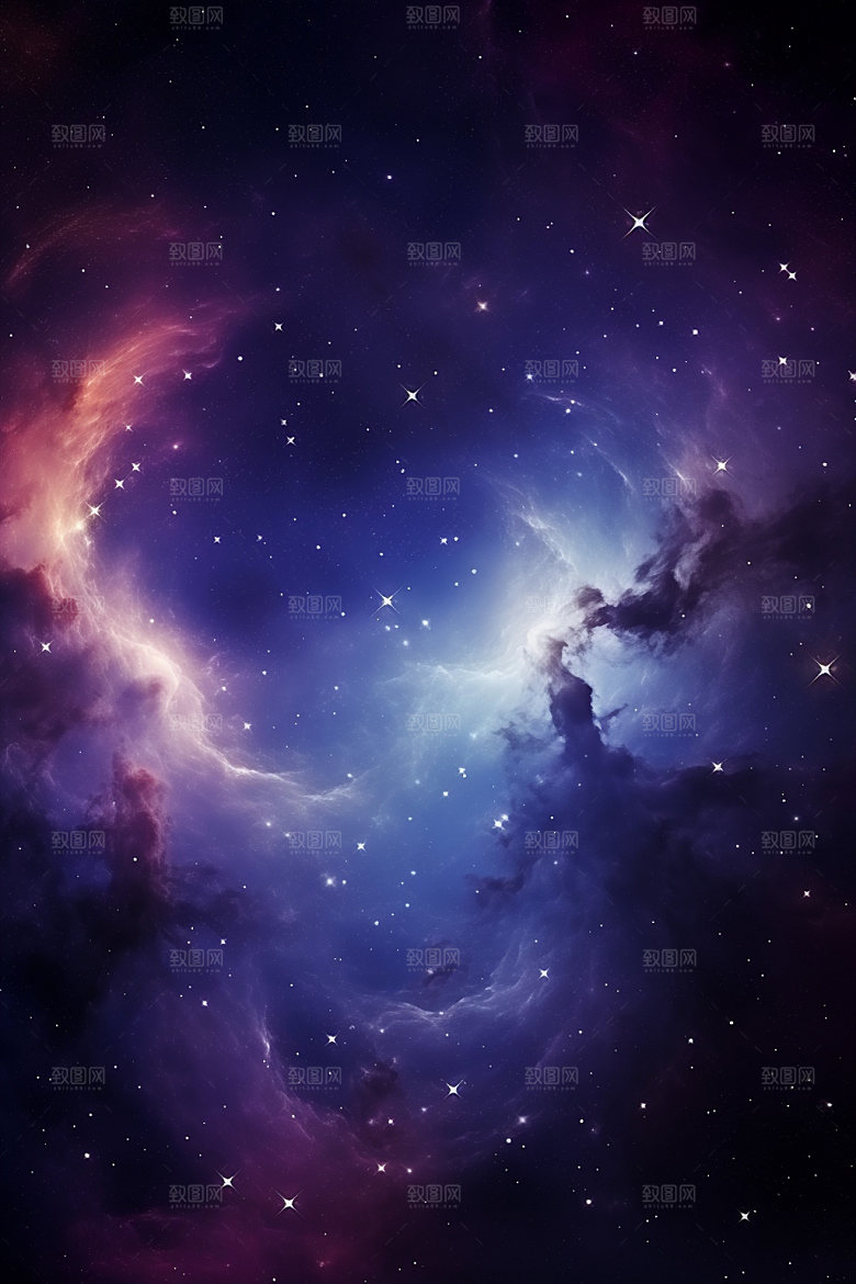 宇宙星空唯美太空素材