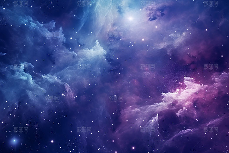 宇宙星空夜空星云素材