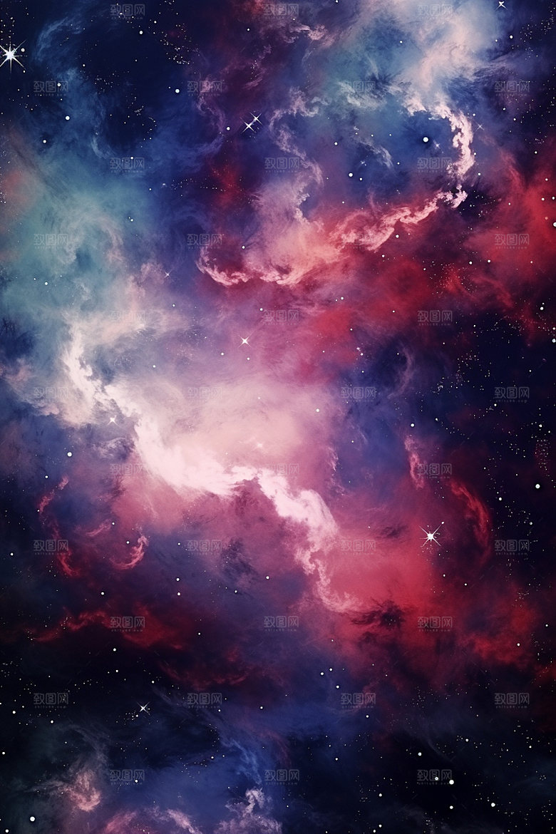 宇宙星空未来灿烂素材