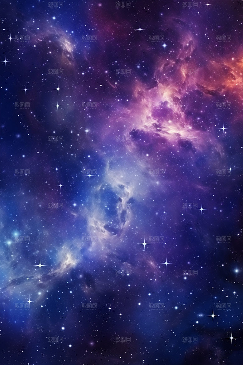 宇宙星空浪漫星云素材