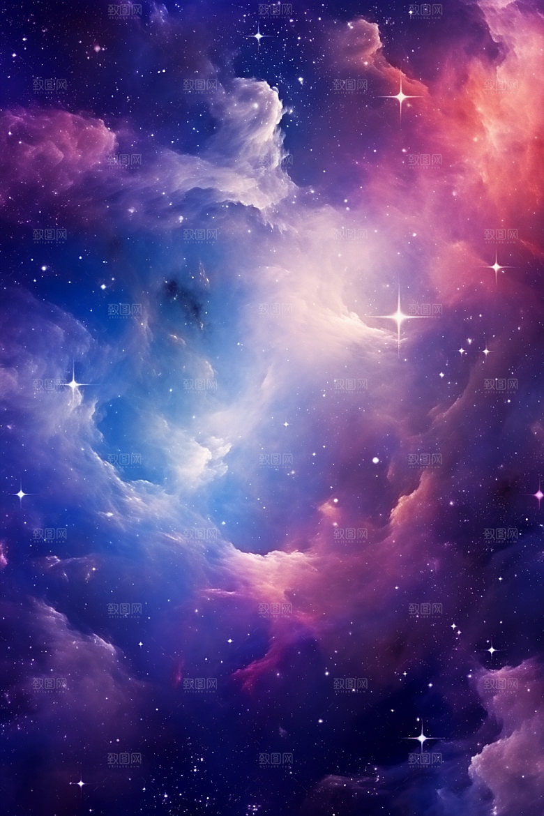 宇宙星空太空浪漫素材