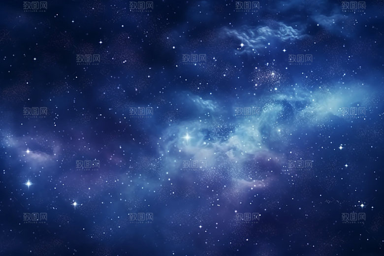宇宙星空唯美浪漫素材