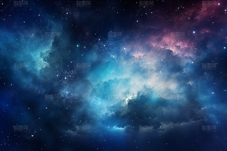 宇宙星空夜空唯美素材