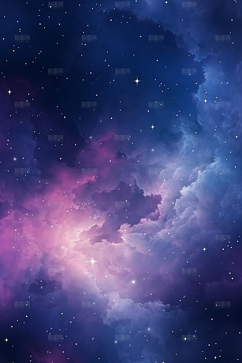 宇宙星空星云唯美素材