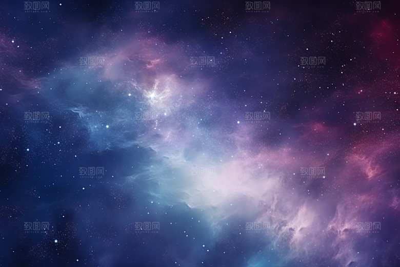 宇宙星空灿烂唯美素材