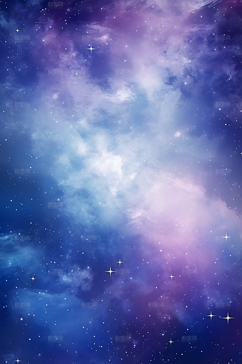 宇宙星空夜空星云素材