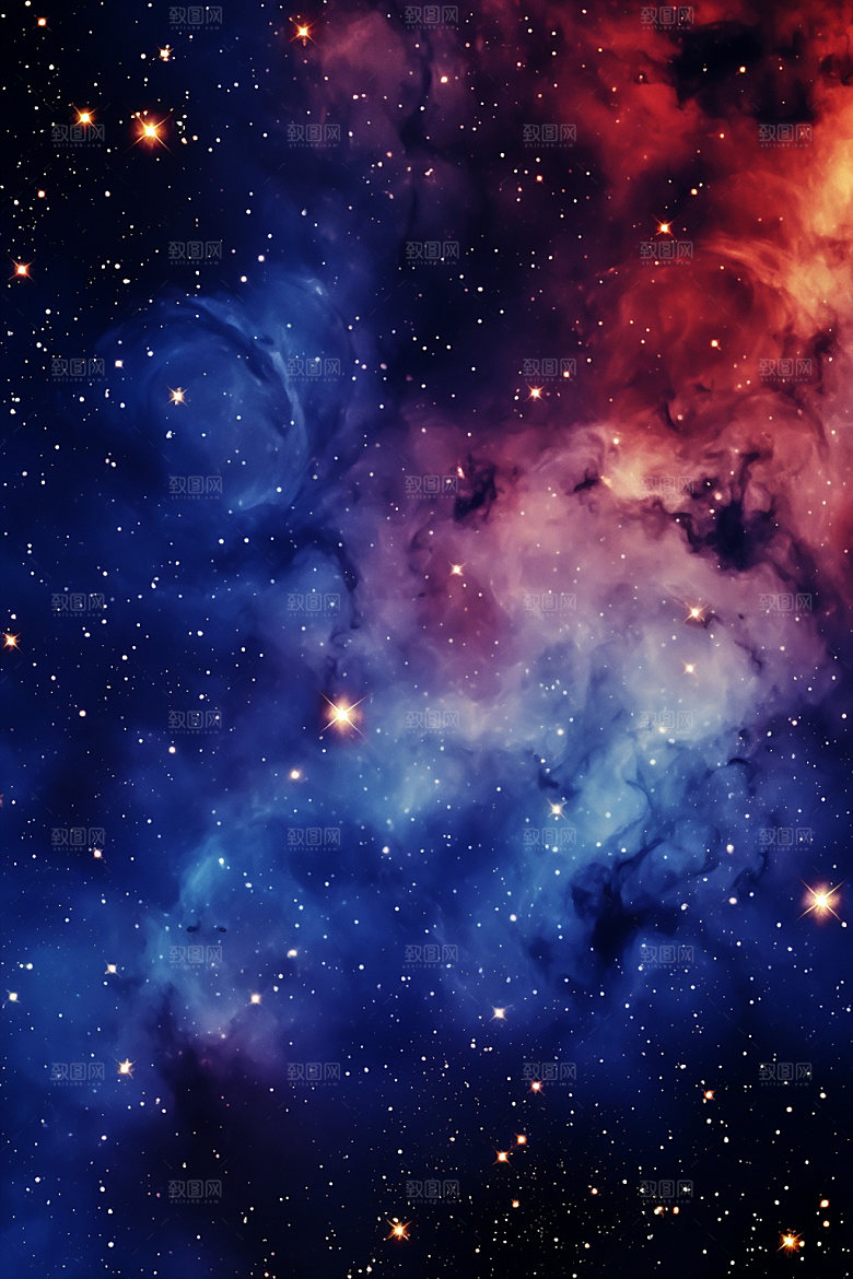 宇宙星空唯美天空素材