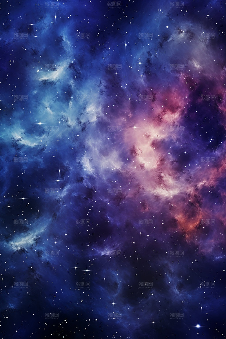宇宙星空唯美浪漫素材