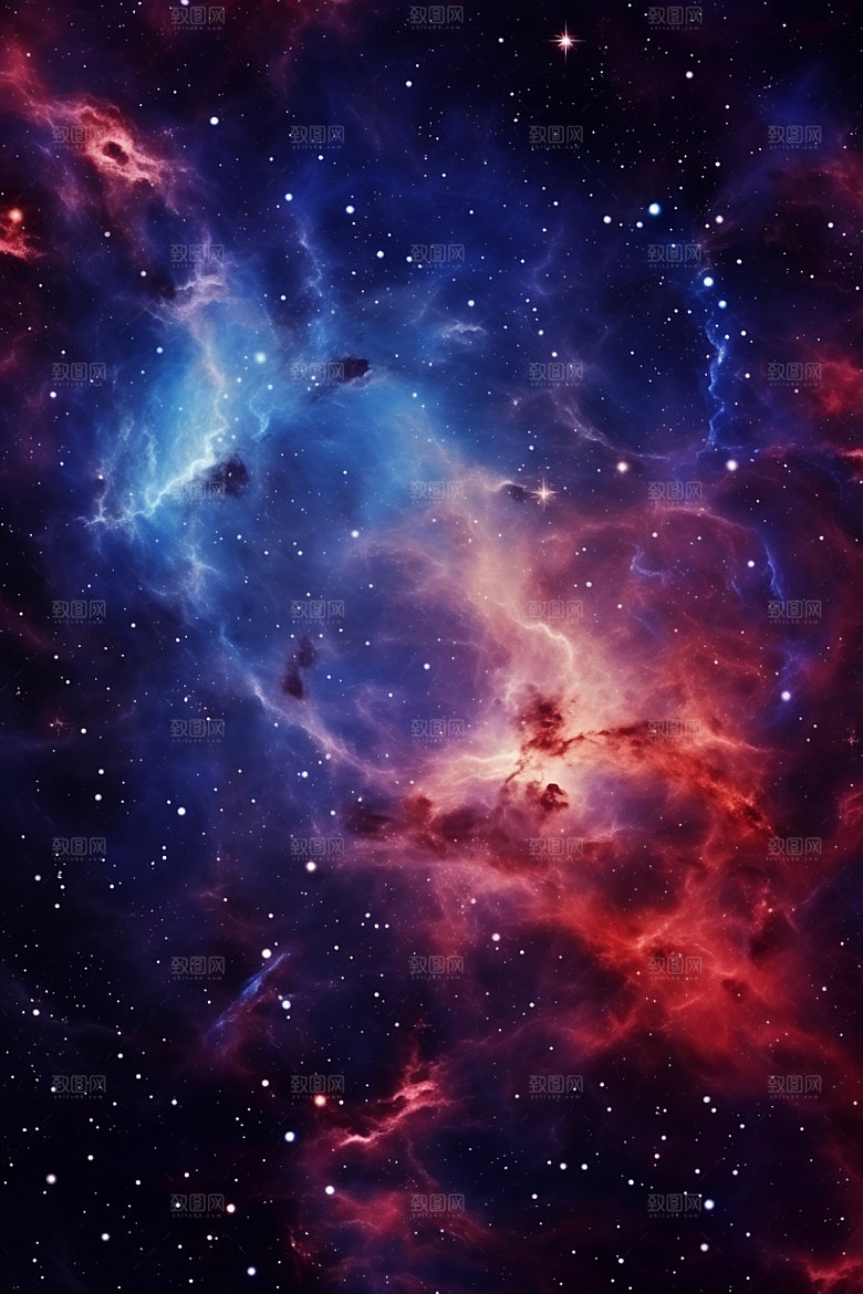 宇宙星空未来星云素材