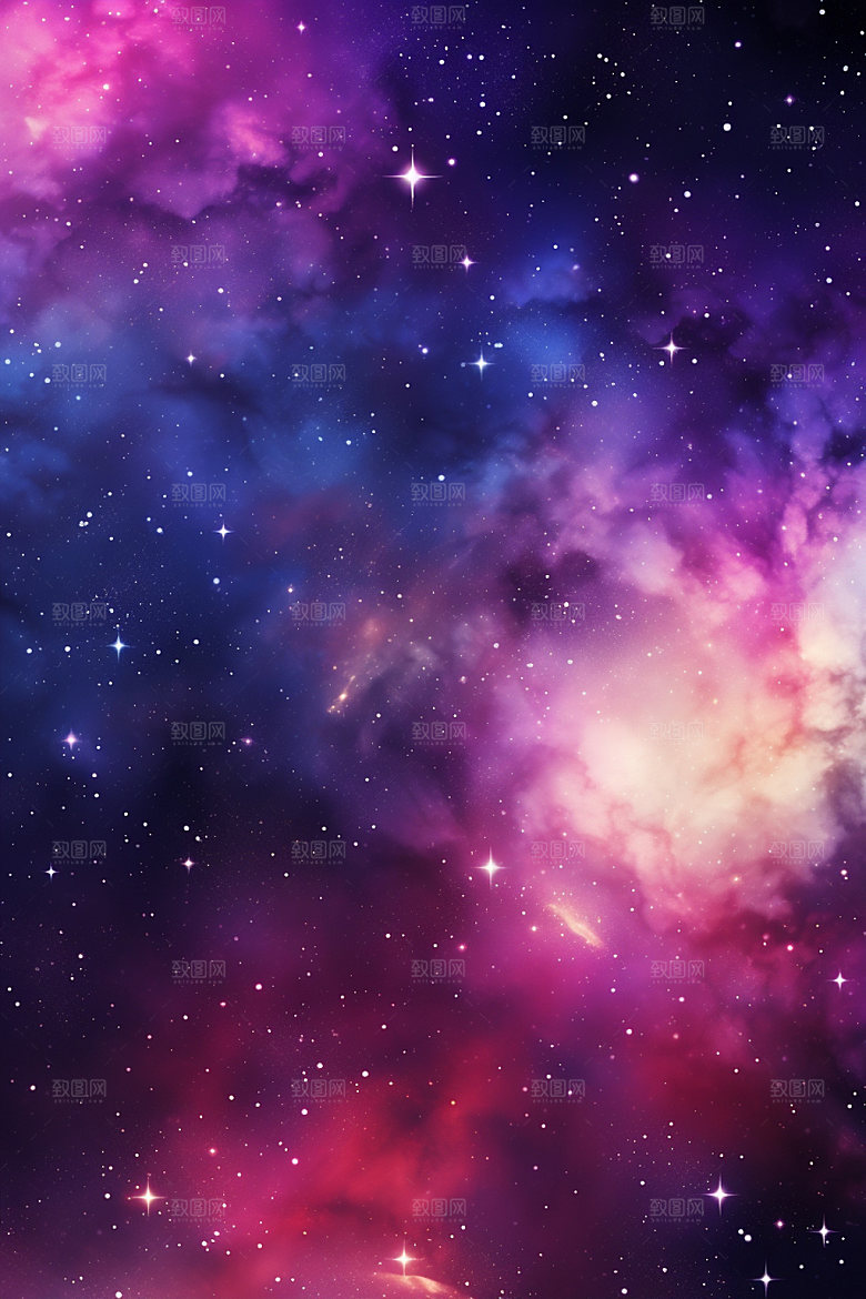 宇宙星空唯美天空素材