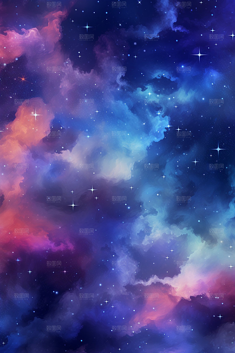 宇宙星空高清唯美素材