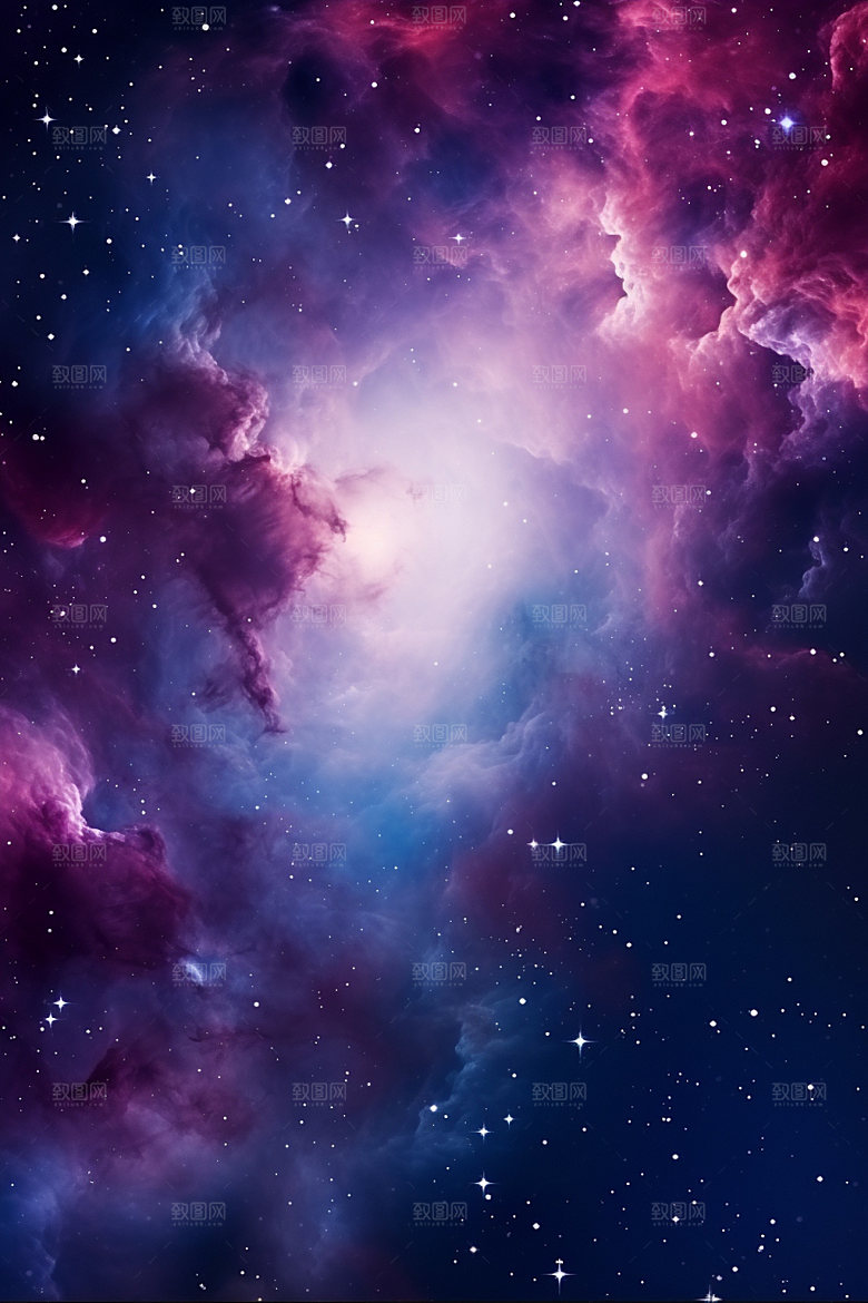 宇宙星空星云唯美素材