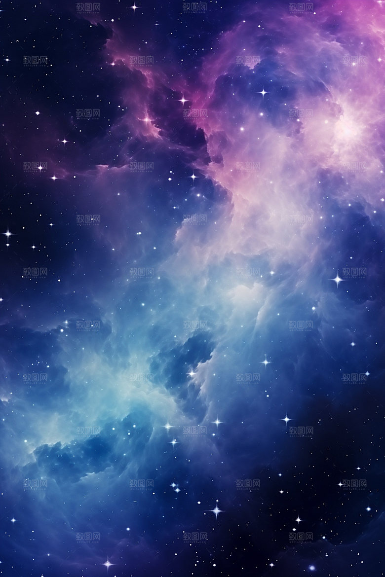 宇宙星空夜空灿烂素材