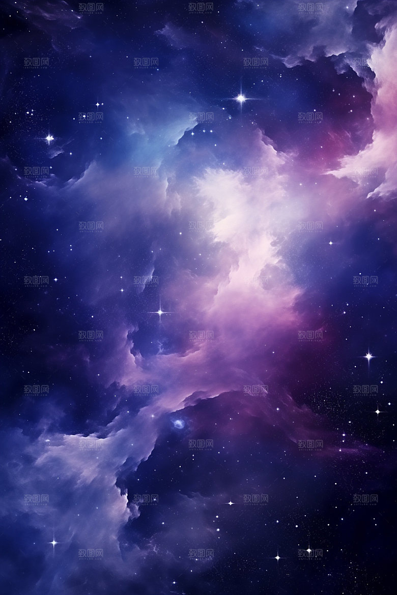 宇宙星空浪漫高清素材