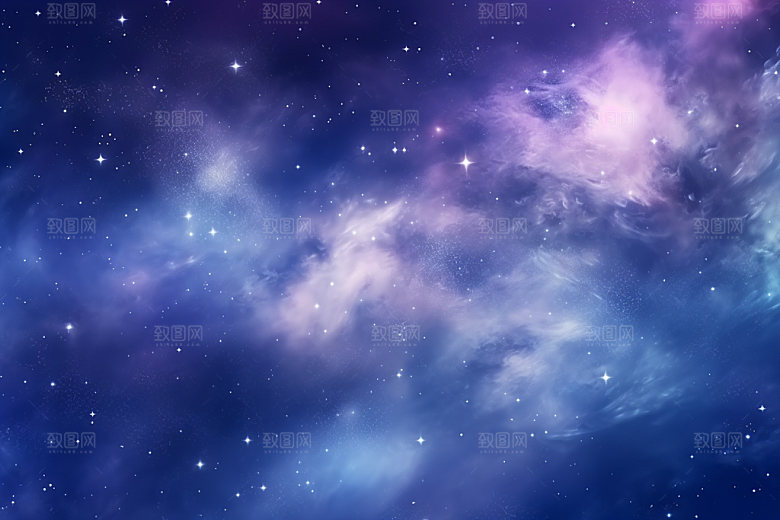 宇宙星空夜空唯美素材