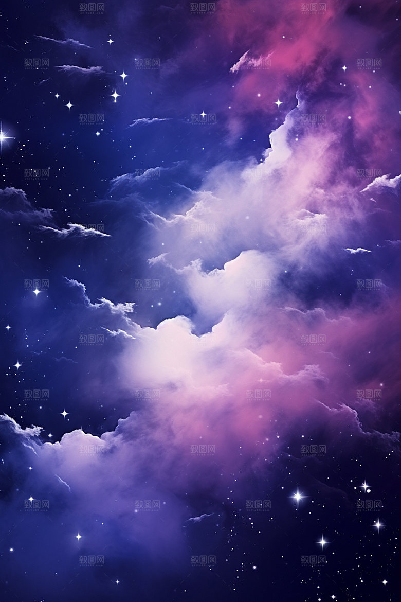 宇宙星空夜空太空素材