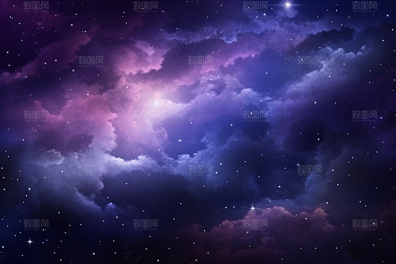 宇宙星空太空唯美素材