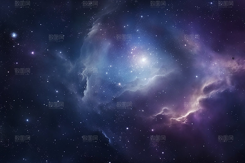 宇宙星空唯美星云素材