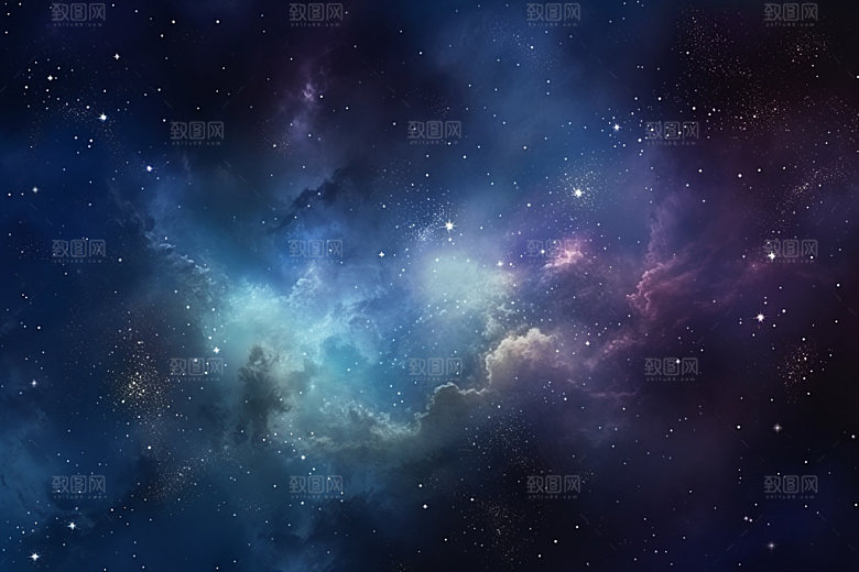 宇宙星空太空灿烂素材