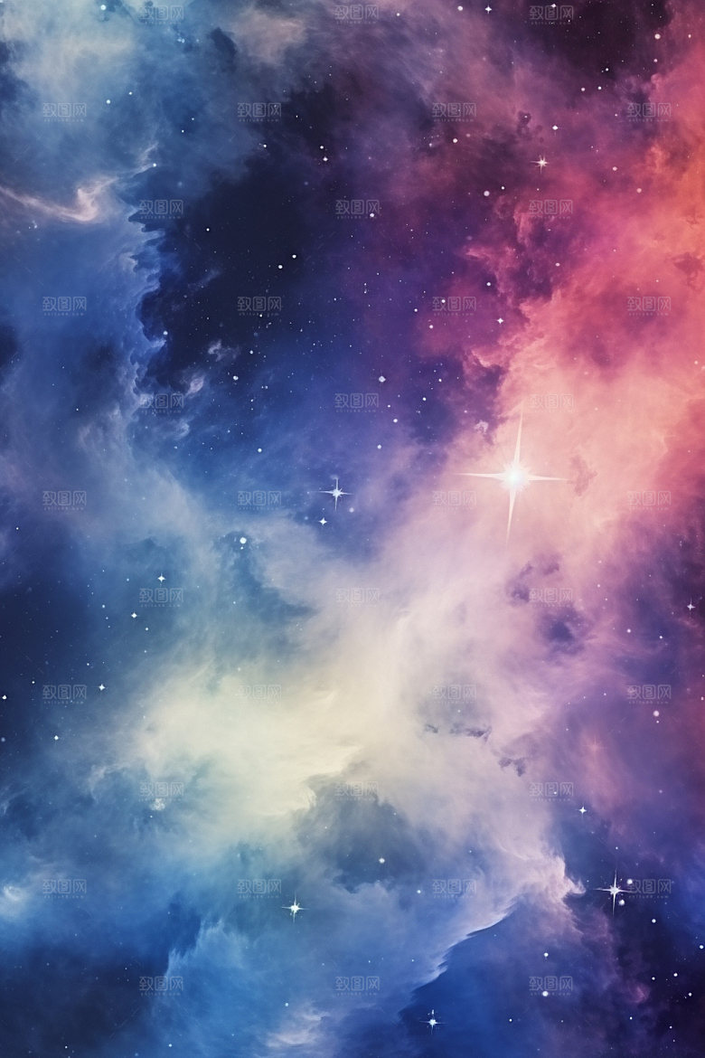 宇宙星空唯美太空素材